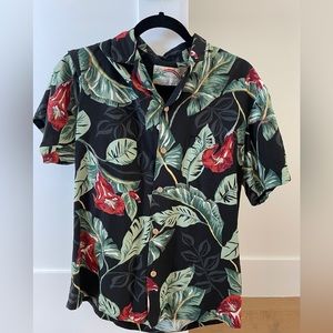 Paradise Found vintage aloha shirt / Hawaiian shirt small